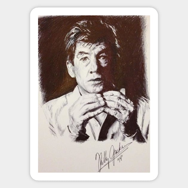 SIR IAN MCKELLAN Sticker by cindybrady1986